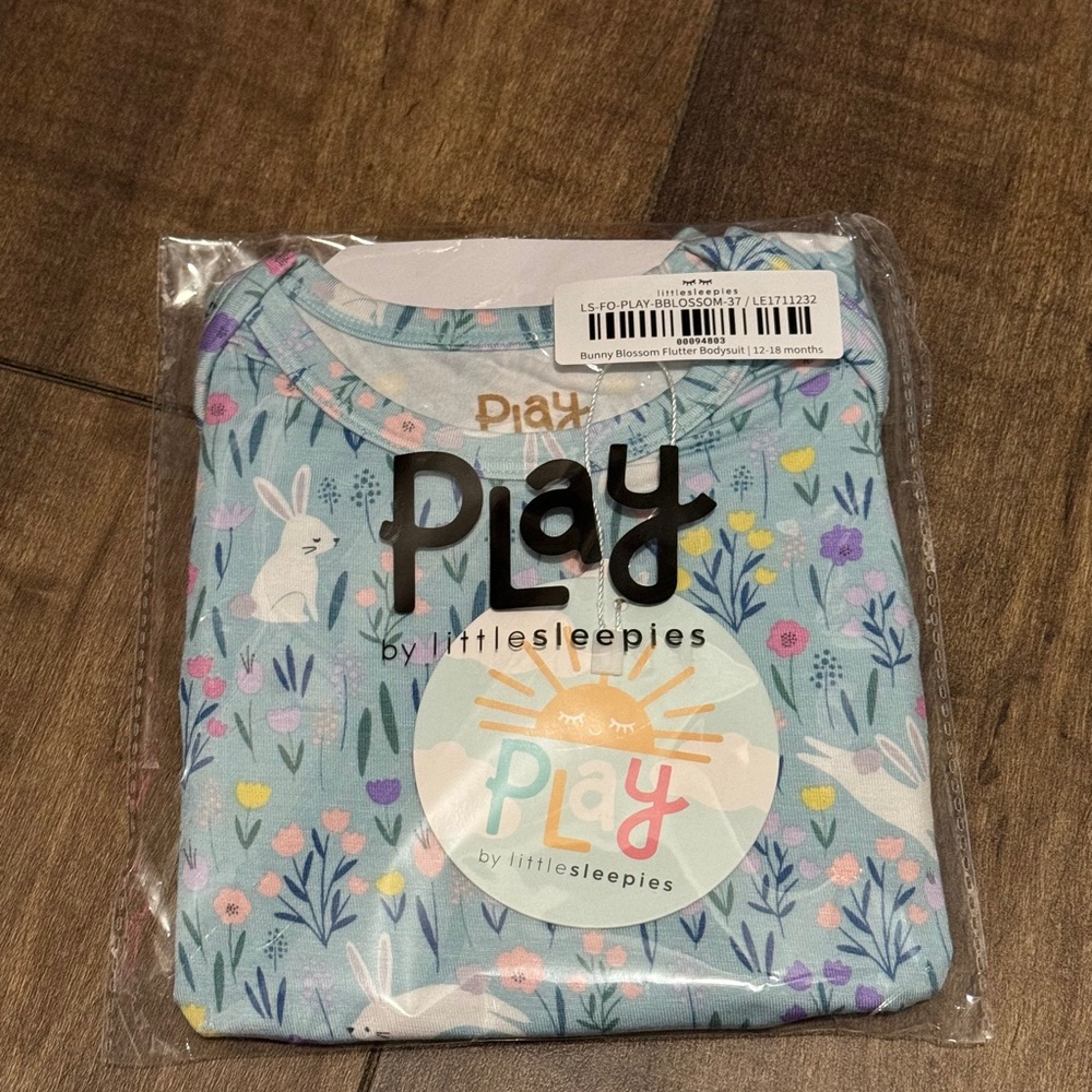 Bunny Blossom Flutter Bodysuit Little Sleepies